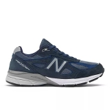 New Balance Unisex Made in USA 990v4 - Navy with Silver
