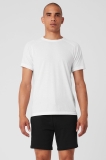 Alo Yoga The Triumph Crew Neck Tee - White