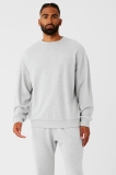Alo Yoga Chill Crew Neck Pullover - Athletic Heather Grey