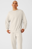 Alo Yoga Chill Crew Neck Pullover - Bone