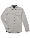 Bylt Coastal Overshirt - Heather-Grey
