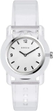 Breda 'Play' Orange Transparent Plastic Watch - 35 MM