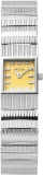 Breda 'Groove' Silver and Metal Bracelet Watch - 16 MM