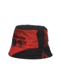 Alexander McQueen Logo & Orchid Print Bucket Hat