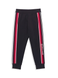 Moncler Little Boy's & Boy's Logo Striped Sweatpants
