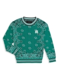 Amiri Little Kid's & Kid's Bandana Crewneck Sweatshirt