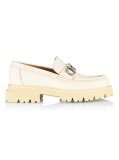 Ferragamo Florian Leather Platform Loafers