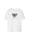 Burberry Little Girl's & Girl's Check Teddy Bear T-Shirt