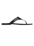 Saint Laurent Kouros Sandals In Glazed Leather