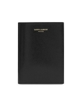 Saint Laurent Credit Card Wallet In Coated Bark Leather