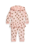 Polo Ralph Lauren Baby Girl's Floral Ruffle Long-Sleeve Coverall