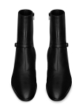 Saint Laurent Vlad Zipped Boots In Smooth Leather
