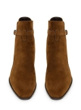 Saint Laurent Wyatt Jodphur Boots In Suede