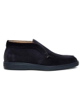 Santoni Suede Slip-On Shoes