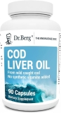 Dr. Berg Cod Liver Oil Capsules - New Formula Without OxBile - 90 Kapsül