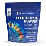 Dr. Berg's Electrolytes Powder Packets - Travel Size Electrolyte Packets Drink Mix - 28 Adet