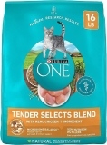 Purina One Natural Dry Cat Food With Real Chicken - 16 lB