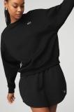 Alo Yoga Accolade Crew Neck Pullover - Black