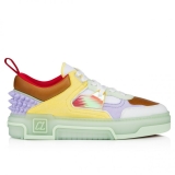 Christian Louboutin Astroloubi Sneakers - Calf Leather and Suede - Studio Green