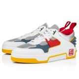 Christian Louboutin Astroloubi Sneakers - Patent Calf Leather, Iridescent Nappa Leather and Suede - Titan