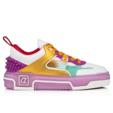 Christian Louboutin Astroloubi Woman Sneakers - Calf Leather, Veau Velours and Suede - Kismet