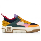 Christian Louboutin Astroloubi Woman Sneakers - Veau Velours and Suede - Multicolor