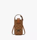 MCM Himmel Sunglasses Case in Lauretos - Cognac