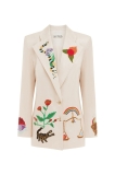 Alemais Zelda Embroidered Blazer