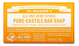 Dr. Bronner's Pure Castile Bar Soap - Citrus