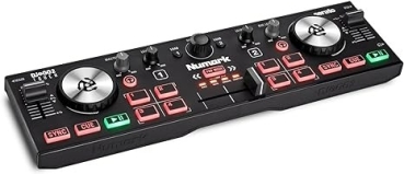Numark DJ2GO2 Touch – Compact 2 Deck USB DJ Controller For Serato DJ with a Mixer