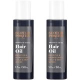Scotch Porter Smooth & Shine Hair Oil for Men - 1.7 Oz - 2 Adet