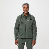 Figs On-Shift Fleece Jacket - Moss
