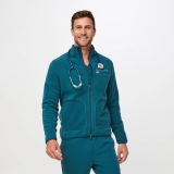Figs On-Shift Fleece Jacket - Caribbean Blue