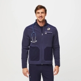 Figs On-Shift Fleece Jacket - Navy