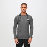 Figs Makato Seamless Longsleeve Underscrub - Graphite