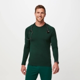 Figs Makato Seamless Longsleeve Underscrub - Forest Green