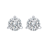 Tacori 1 1/2 ct Diamond Stud Earrings Set in 14K - White Gold