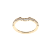 Tacori 1/2 Way Pave Diamond Contour Band (0.36CTW)