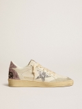 Golden Goose Ball Star with Silver Glitter star and Pink Glitter Heel Tab
