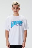 Mr.Beast 3D Bolt S/Seeve Tee - White