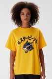 Mr.Beast Kanji S/Sleeve Tee - Yellow