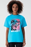 Mr.Beast Junglist S/Sleeve Tee - Light Blue