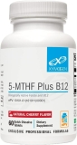 Xymogen 5-MTHF Plus B12 - Biologically Active Folate + Methyl B12 (Methylcobalamin) - 60 Tablet