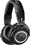 Audio Technica ATHM50XBT Wireless Bluetooth Over-Ear Headphones - Black
