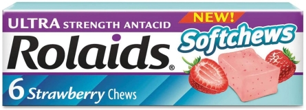 Rolaids Ultra Strength Antacid Softchews Strawberry - 6 x 12 Packs