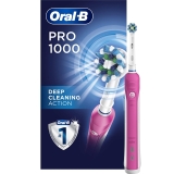Oral-B Pro 1000 CrossAction Electric Toothbrush Pink