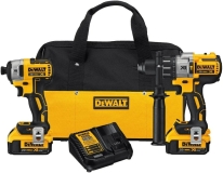 Dewalt 20V MAX Hammer Drill and Impact Driver - Cordless Power Tool Combo Kit