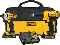 Dewalt 20V Max Cordless Drill and Impact Driver - Power Tool Combo Kit
