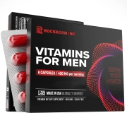 Rockborn Natural Vitamins for Men’s Health - 8 Kapsül