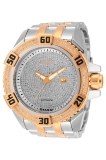 Invicta SHAQ Automatic Men's Rhodium - 3.13 Carat Diamonds Watch - 56mm - (33781-N1)